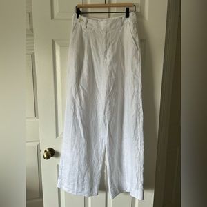 Madewell 100% Linen Wide Leg Pant (Size 2)